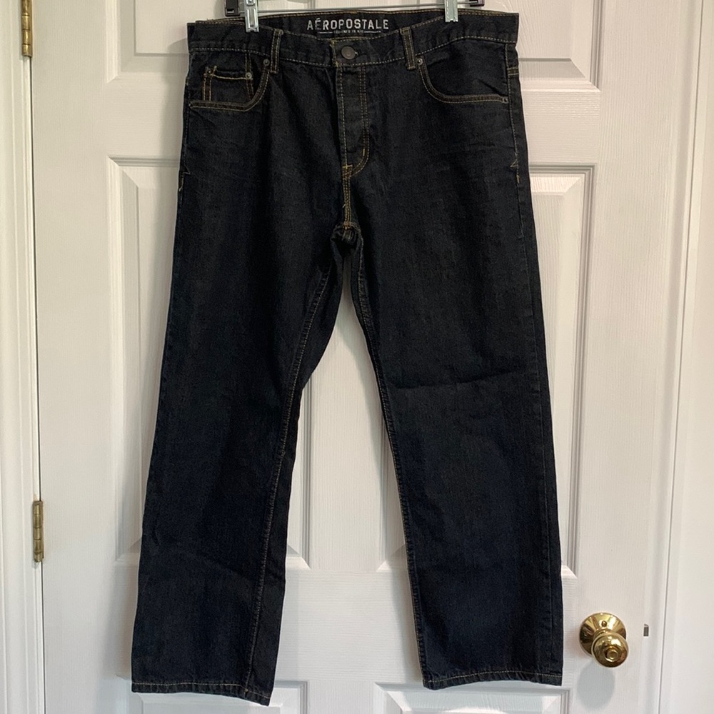 Men Aeropostale • Slim Straight • Dark Blue• 36x30